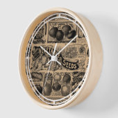 Vintage Rustikale Bauer Märkte Gemüsegarten Uhr (Winkel)