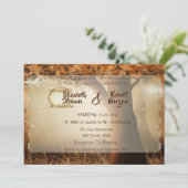 Vintage Rustikale Baumeinladung Einladung (Stehend Vorderseite)