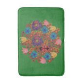 Vintage rustikale Blume Badematte (Vorderseite Vertikal)