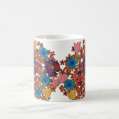 Vintage rustikale Blume Kaffeetasse (Mittel)