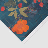 Vintage rustikale Blumendecke Seidenpapier (Ausschnitt)