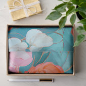 Vintage rustikale Blumendekoupage Seidenpapier (Geschenk)