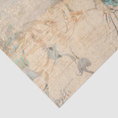 Vintage rustikale Blumentextur Seidenpapier (Ausschnitt)