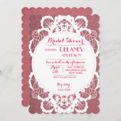 Vintage Rustikale Brautdusche Einladungen (Vorne/Hinten)