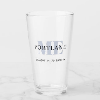 Vintage rustikale Breitengrad Längengrad Stadtkoor Glas