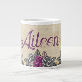 Vintage Rustikale Bridesmaid-Gastgeschenk Hochzeit Jumbo-Tasse