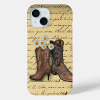 Vintage Rustikale Country Western Cowboy Boots