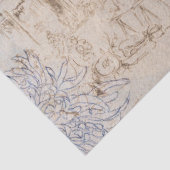 Vintage rustikale Crysanthemas Textur Dekoupage Seidenpapier (Ausschnitt)