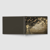 Vintage Rustikale Eichenbaumhochzeit Gästebuch (Voll)