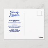 Vintage Rustikale Familien-Wiedersehen Postkarte (Rückseite)