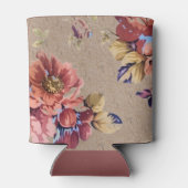 Vintage Rustikale Flora Dosenkühler (Rückseite)