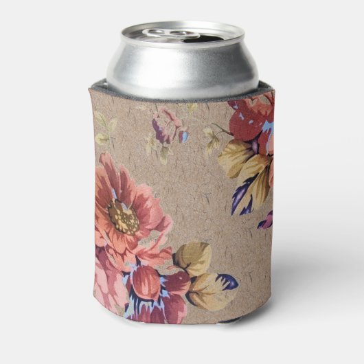 Vintage Rustikale Flora Dosenkühler (Kanne Rückseite)