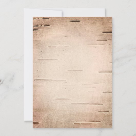 Vintage Rustikale Geburtstagsparty Einladung (Rückseite)