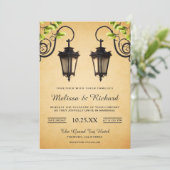 Vintage rustikale hängende Lampen, die Einladung (Stehend Vorderseite)