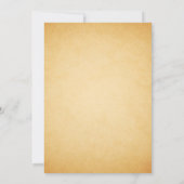 Vintage rustikale hängende Lampen, die Einladung (Rückseite)