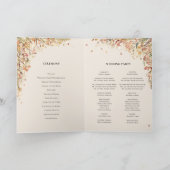 Vintage Rustikale Herbstbeige Programm (Innenseite)