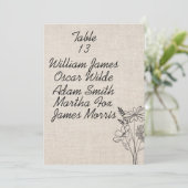 Vintage Rustikale Hochzeit Ankündigung (Stehend Vorderseite)