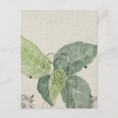 Vintage Rustikale Hochzeit Begleitkarte (Rückseite)