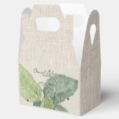 Vintage Rustikale Hochzeit Geschenkschachtel (Geöffnet)