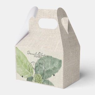 Vintage Rustikale Hochzeit Geschenkschachtel