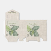 Vintage Rustikale Hochzeit Geschenkschachtel (Ungefaltet)