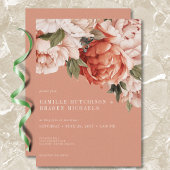 Vintage Rustikale Hochzeiten Einladung