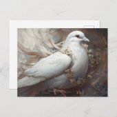 Vintage Rustikale Hochzeitsdippe Postkarte (Vorne/Hinten)