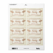 Vintage rustikale Kalligraphie (Vorne)