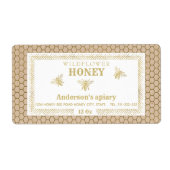 Vintage rustikale Kraft-Goldklee (Vorne)