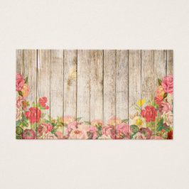 Vintage rustikale romantische Rose Holz