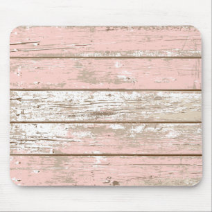 Vintage rustikale rosa hölzerne Mausunterlagen de Mousepad
