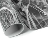 Vintage rustikale Schwarz-Weiß-Auto alt antike Geschenkpapier (Rolleneckpunkt)