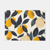 Vintage Rustikale Sommerlemonadenleaf Fußmatte (Vorderseite)