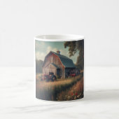 Vintage/rustikale Stallkunst Kaffeetasse (Mittel)