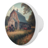 Vintage/rustikale Stallkunst Keramikknauf (Rechts)