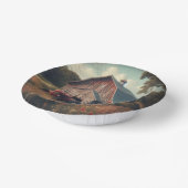 Vintage/rustikale Stallkunst Pappteller (Gewinkelt)