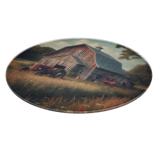 Vintage/rustikale Stallkunst Schneidebrett (Ecke)