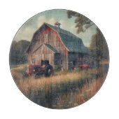 Vintage/rustikale Stallkunst Schneidebrett (Vorderseite)