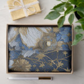 Vintage Rustikale Sternenmond-Dekoupage Seidenpapier (Geschenk)