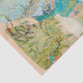 Vintage rustikale Textur Blauer Berg Dekoupage Seidenpapier (Ausschnitt)