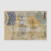 Vintage Rustikale Textur Burlap Decoupage Seidenpapier (Vorderseite)