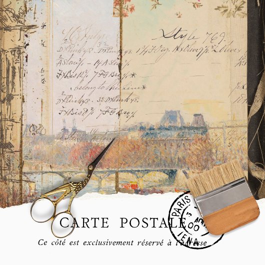 Vintage rustikale Textur Ephemera Decoupage Seidenpapier