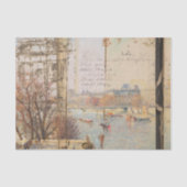 Vintage rustikale Textur Ephemera Decoupage Seidenpapier (Vorderseite)