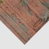 Vintage rustikale Textur Orange Peach Decoupage Seidenpapier (Ausschnitt)