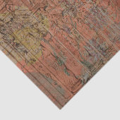 Vintage rustikale Textur Orange Peach Decoupage Seidenpapier (Ausschnitt)