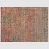 Vintage rustikale Textur Orange Peach Decoupage Seidenpapier (Vorderseite)