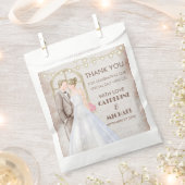 Vintage rustikale Wasserfarben Romantische Stringl Geschenktütchen (Ausgeschnitten)