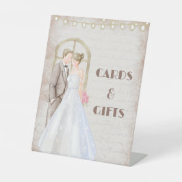 Vintage rustikale Wasserfarben Romantische Stringl Sockelschild