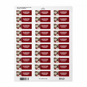 Vintage rustikale Weihnachtsfeiertage Blätter Must (Vorne)