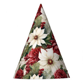 Vintage rustikale Weihnachtsfeiertage Blätter Must Partyhütchen